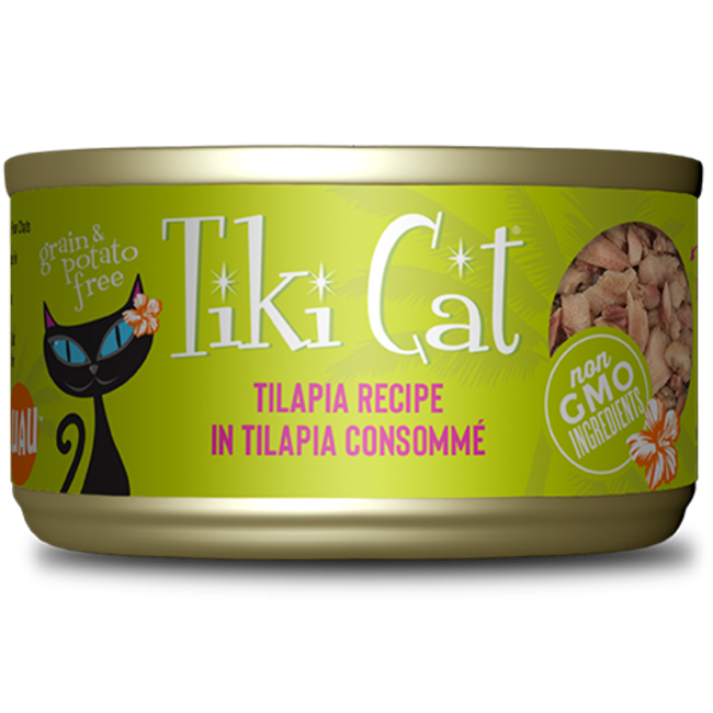 Tiki Cat Kapi'Olani Luau Tilapia Wet Cat Food 2.8oz