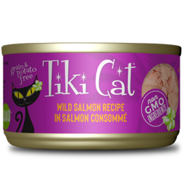Tiki Cat Tiki Cat Hanalei Luau Wild Salmon Wet Cat Food 2.8oz