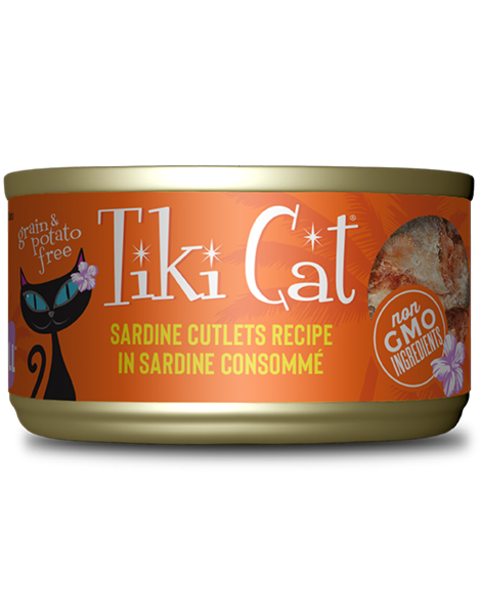 Tiki Cat Tiki Cat Tahitian Grill Sardine Cutlets Wet Cat Food 2.8oz