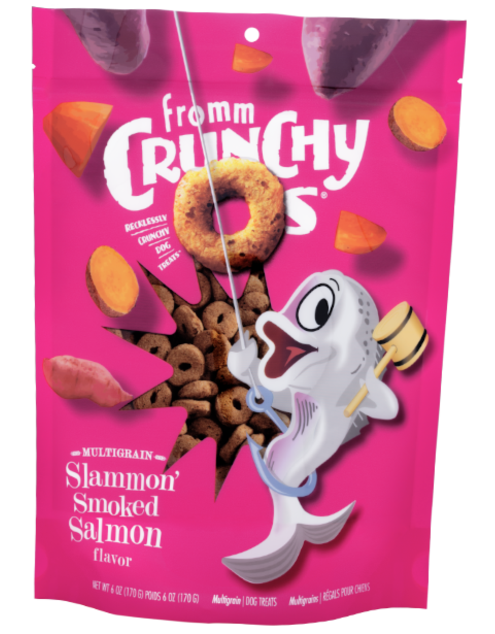 Fromm Fromm Crunchy O's - Slammon' Smoked Salmon 6oz