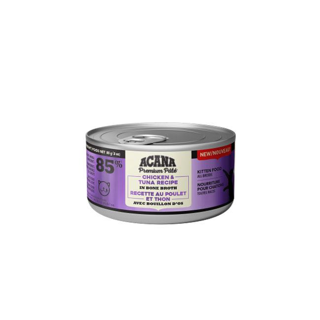 ACANA Wet Cat Food Kitten Chicken & Tuna in Bone Broth