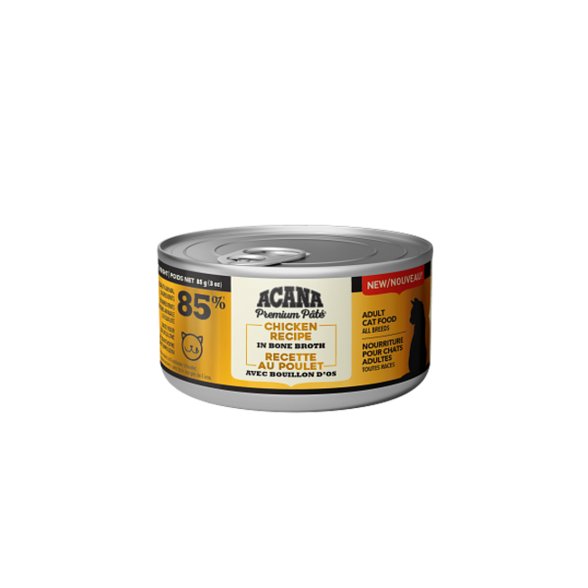 ACANA Premium Pâté Chicken Recipe in Bone Broth Wet Cat Food 85g