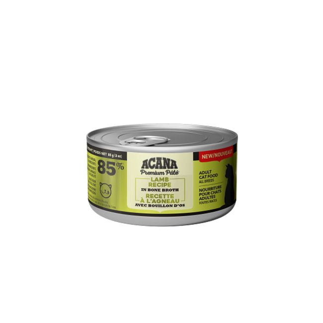 ACANA Premium Pâté Lamb Recipe in Bone Broth Wet Cat Food 85g