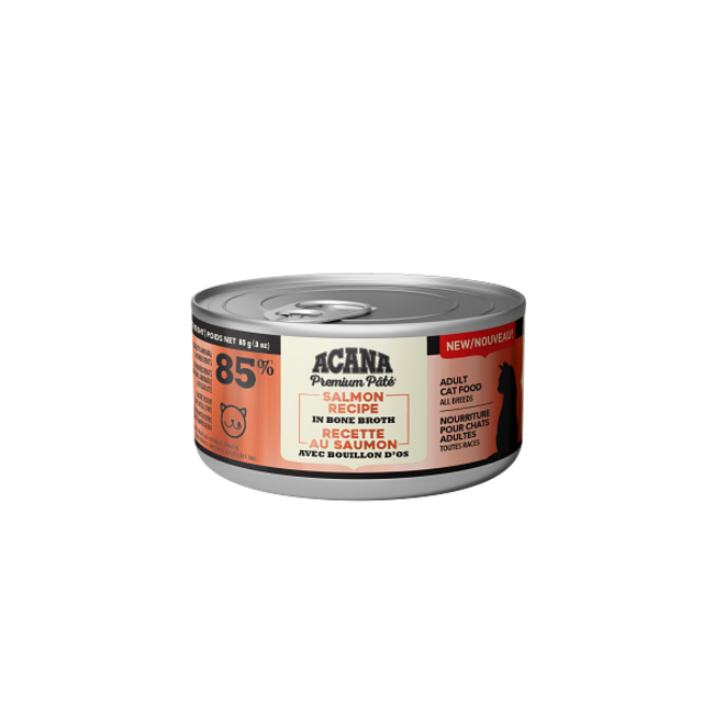 ACANA Premium Pâté Salmon Recipe in Bone Broth Wet Cat Food 85g