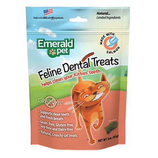 Emerald Pet Emerald Pet Cat Dental Treat Salmon Flavour 85g