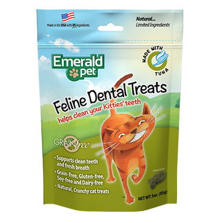 Emerald Pet Emerald Pet Cat Dental Treat Tuna Flavour 85g