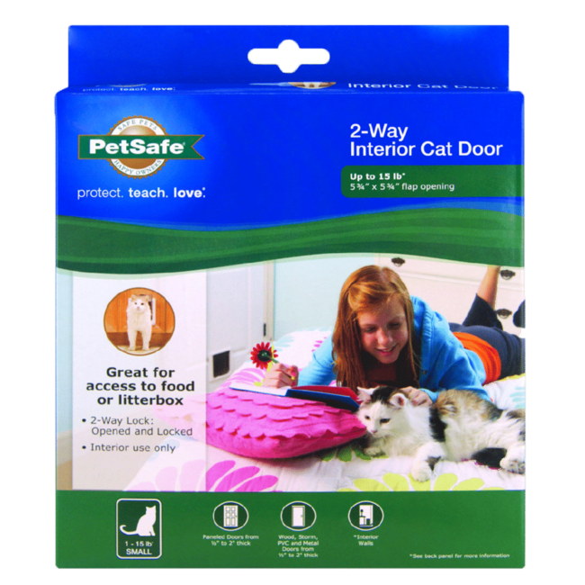 Petsafe 2 Way Cat Door White