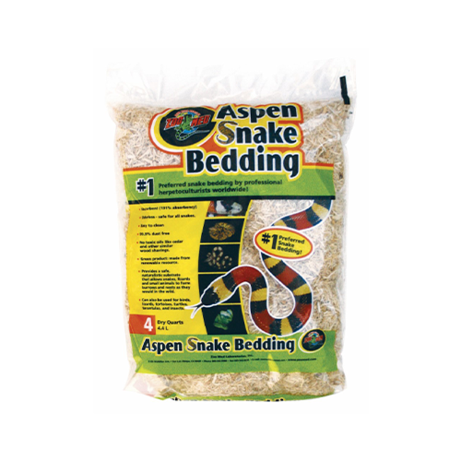 Zoo Med Aspen Snake Bedding  4qt