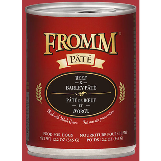 Fromm Gold Beef & Barley Pate Wet Dog Food