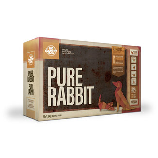 Big Country Raw Pure Rabbit Carton 4lb