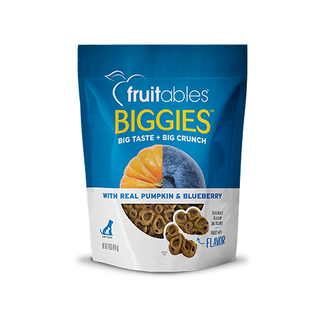 Fruitables Fruitables Biggies - Pumpkin & Blueberry Dog Treat 16oz