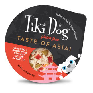 Tiki Cat Tiki Dog  Petites Taste of the World Asian Chicken Stir Fry Wet Dog Food 3oz