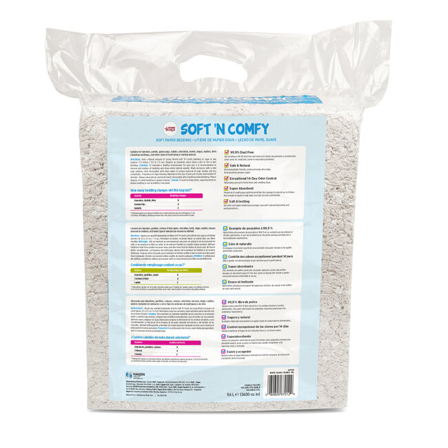 Living World Soft 'N Comfy Paper Bedding - 56 L (3400 cu in) - White