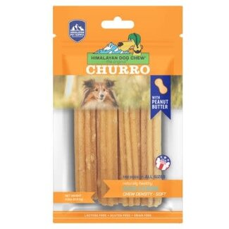 Himalayan Pet Supply Himalayan Churro Chew Peanut Butter Flavour 4oz