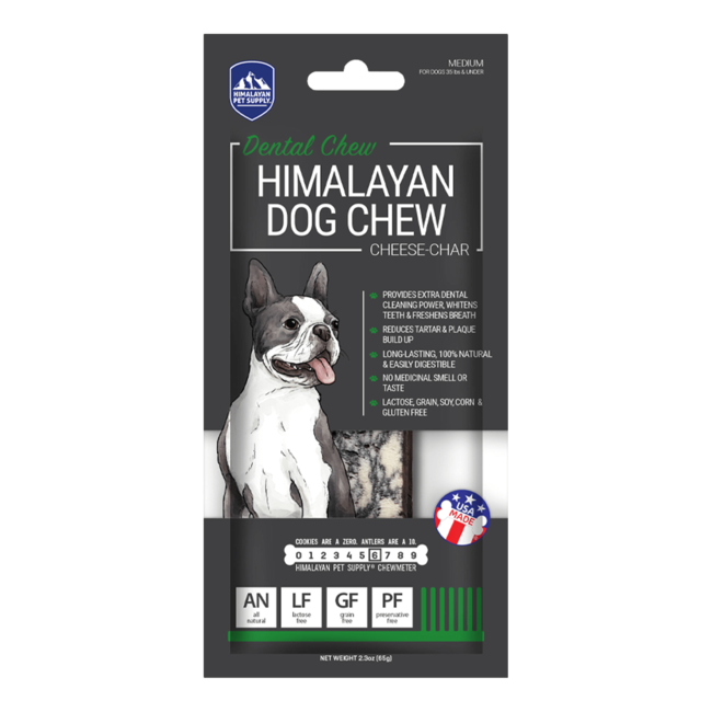 Himalayan Dental Chew Cheese-Char Flavour Medium