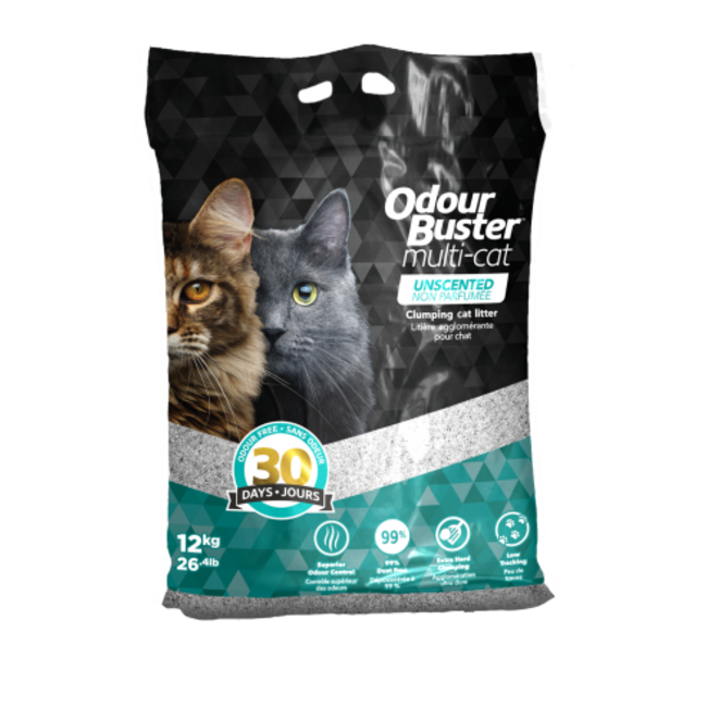 Odour Buster Multi-Cat Cat Litter 12kg