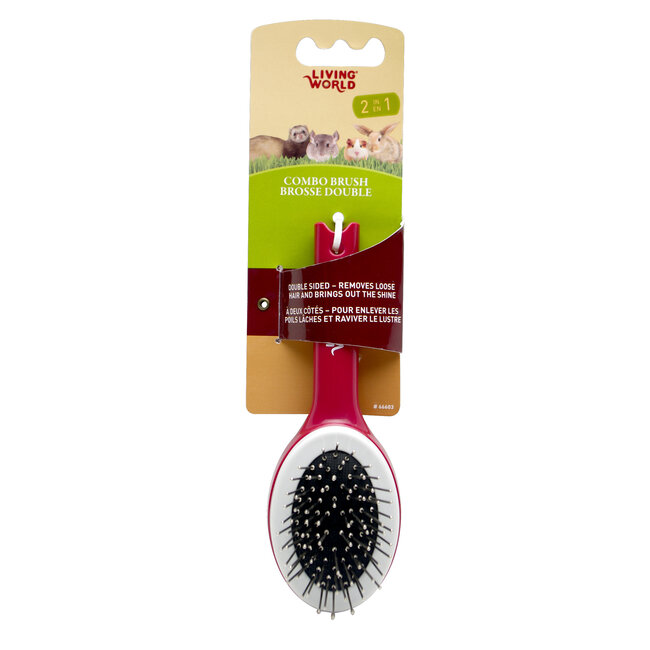 Living World Small Animal Combo Brush