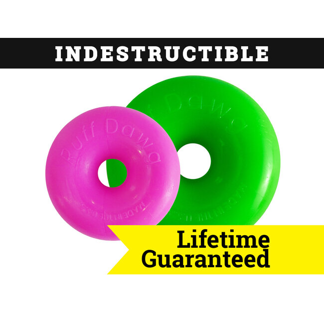 Indestructible Rubber Dawg-Nut Assorted XL 4.5"x1.75"