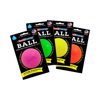 RuffDawg Indestructible Rubber Ball Assorted Regular 2.5"