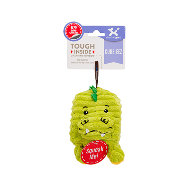 Cube-Eez Gator Small Plush Dog Toy