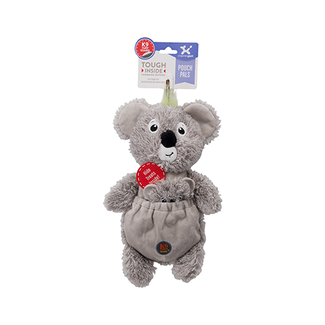 Charming Pet Pouch Pals Koala Plush Dog Toy