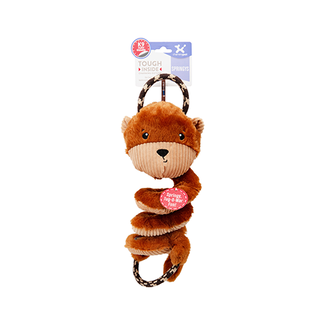 Charming Pet Springys Otter Plush Tug Dog Toy