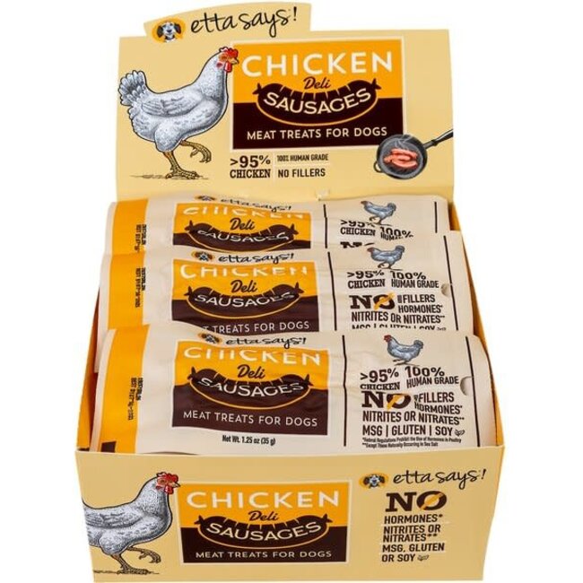 Etta Says! Chicken Deli Sausages for Dogs 35g