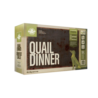 Big Country Raw Quail Dinner Carton - 4lb