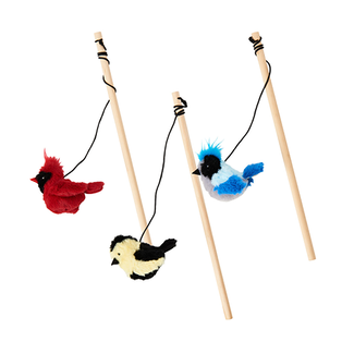 Spot Spot Song Bird Teaser Wand Assorted