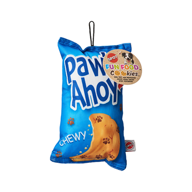 Spot Fun Food  Cookies Paws Ahoy 8" Dog Toy