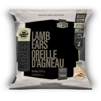 Big Country Raw Lamb Ears 1lb Bag