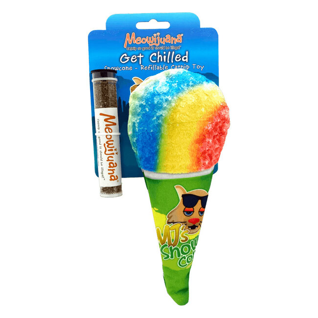 Meowijuana Catnip Toys Get Chilled Refillable Snowcone