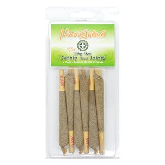 SmarterPaw Meowijuana Catnibas King Meowy J's Catnip Joints - 6pk