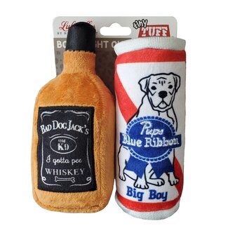 Huxley & Kent Lulubelles Tiny Tuffs Boys Night Out Bad Dog Jack & Pups Blue Ribbon - 2pk