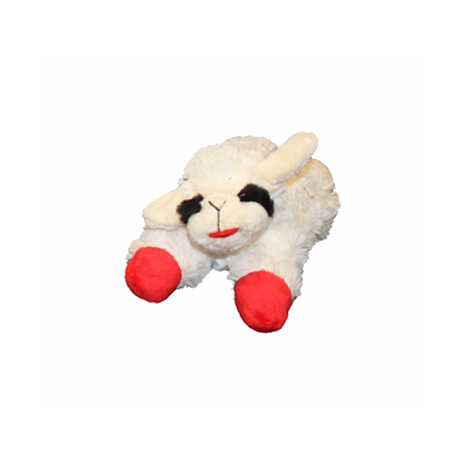 MULTIPET Lamb Chop Squeaky Plush Dog Toy, Regular 