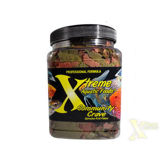 Xtreme Aquatic Foods Xtreme Community Crave - Krill/Spirulina Flakes 98g