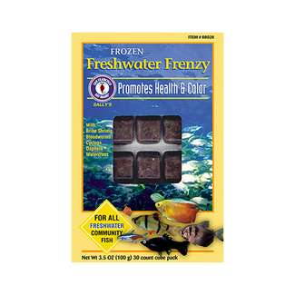 San Francisco Bay Brand San Francisco Bay Freshwater Frenzy Cubes Frozen Fish Food 3.5oz