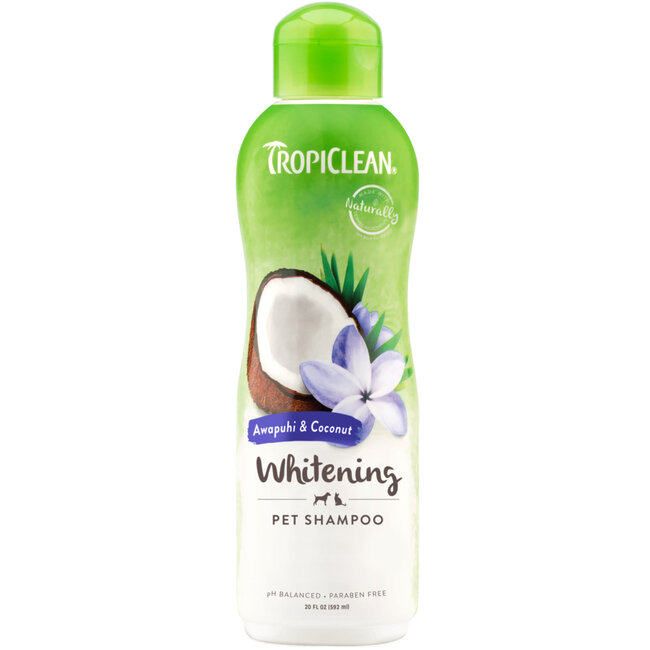 Tropiclean Shampoo Whitening Awapuhi & Coconut 20oz