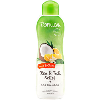 Tropiclean Tropiclean Shampoo for Dogs Flea & Tick Relief Neem & Citrus 20oz