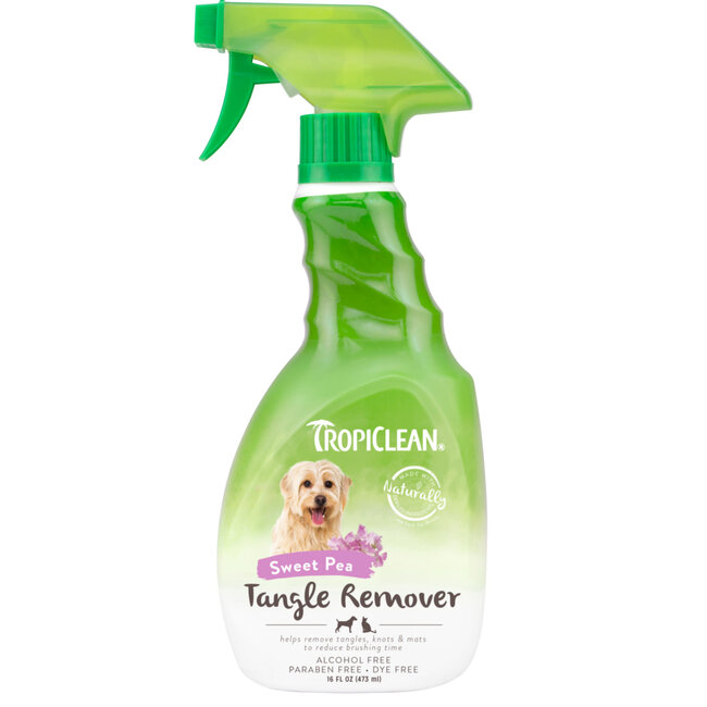 Tropiclean No Rinse Tangle Remover Spray Sweet Pea 16oz