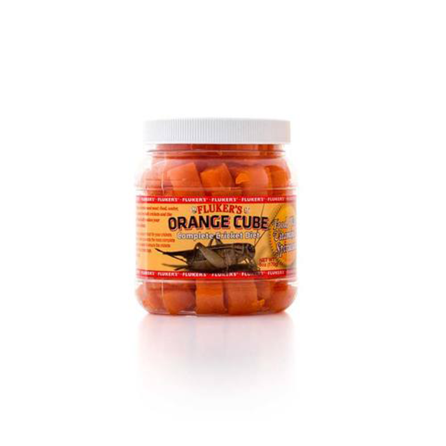 Orange Cube Cricket Diet 6oz
