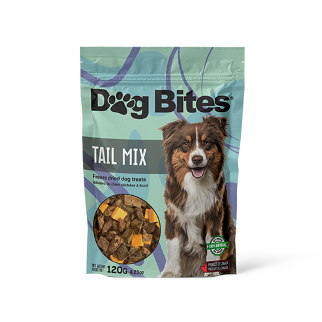 Dog Bites Freeze Dried Tail Mix For Dogs 120g