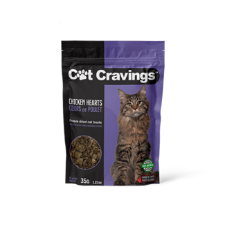 Dog Bites Cat Cravings Freeze Dried Chicken Hearts 35g