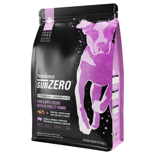 Nutrience Subzero Limited Ingredient Pork and Apple Recipe Dog Food 1.8kg