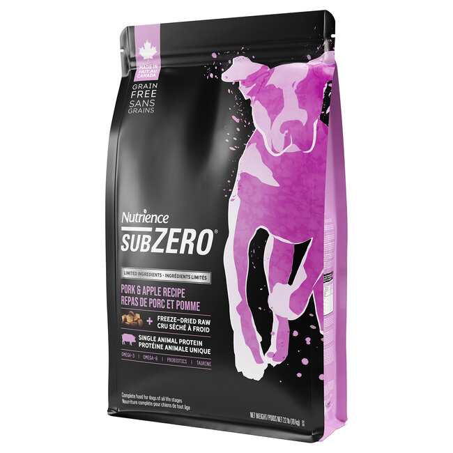 Nutrience Subzero Limited Ingredient Pork and Apple Recipe Dog Food 10kg