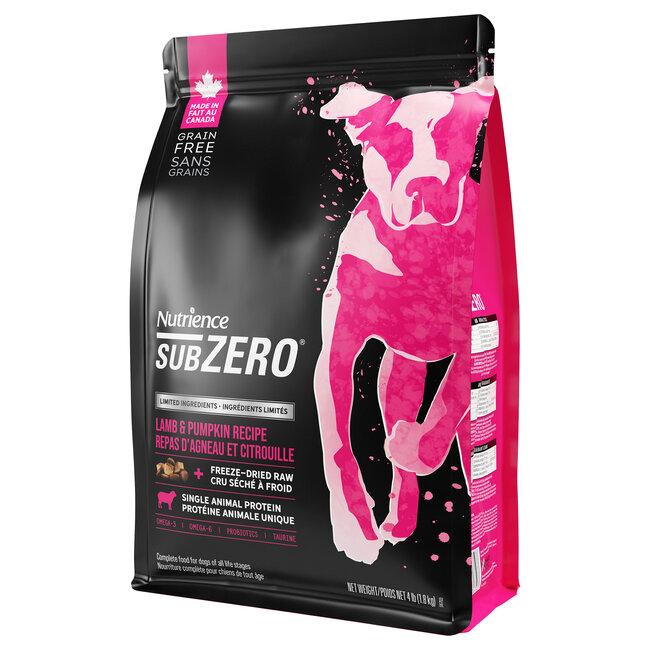 Nutrience Subzero Limited Ingredient Lamb and Pumpkin Recipe Dog Food 1.8kg