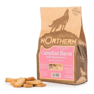 Northern Dog Biscuit Bakery Northern Canadian Bacon With Blueberries Dog Treats 500g