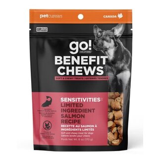 Petcurean - Go! Solutions Go! Benefit Chews Sensitivities Limited Ingredient Salmon Recipe Dog Treats 170g