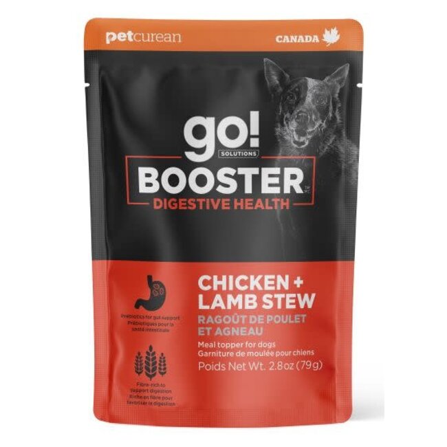 Go! Booster Digestive Health Chicken & Lamb Stew Meal Topper for Dog 2.8oz