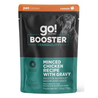 Petcurean - Go! Solutions Go! Booster Tranquility Minced Chicken with Gravy Meal Topper for Dogs 2.8oz